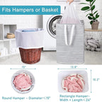 Polecasa Diamond Mesh Laundry Bags, Large Laundry Hamper Liner, Laundry Bag - Image 6