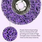 WICHEMI 10 Pack 4'' x 5/8'' Strip Discs Rust Remover Paint Stripping Wheel - Image 3