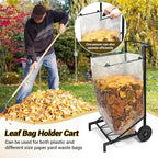 CAROD Trash Bag Holder, Adjustable Metal Leaf Bag Holder from 30-45 Gallon - Image 3