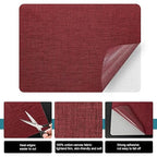 J.CARP 2Pcs Linen Repair Patches, Large Self-Adhesive Fabric Patch - Image 3