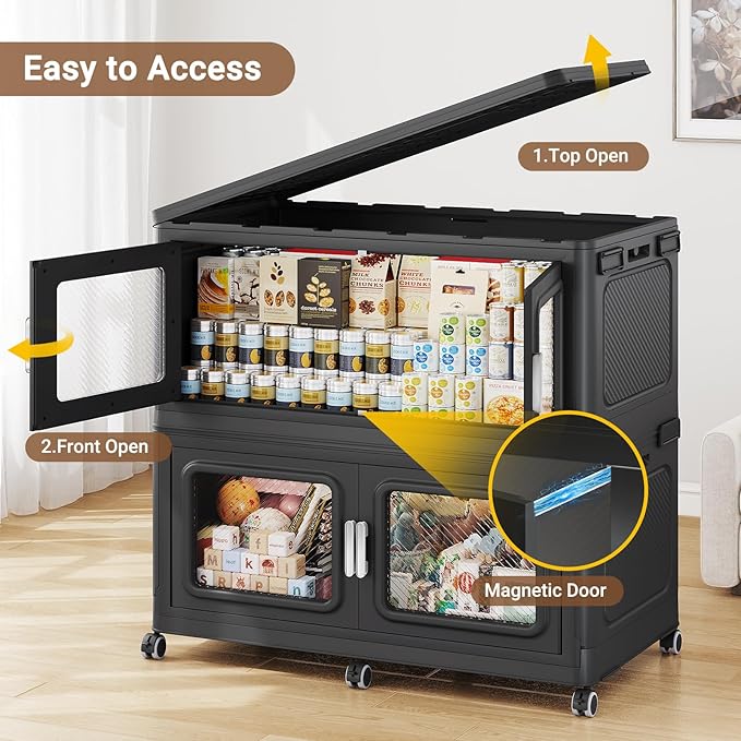 BROVIEW 880 Qt Stackable Storage Bin - Image 6