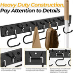 34 Inch Garden Tool Organizer Wall Mount - Image 2