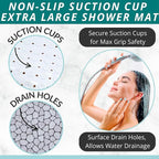 ENKOSI Extra Large Square Non Slip Shower Mat - Image 2