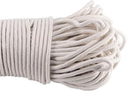 328 Feet 1/4 Inch White Natural Cotton Rope, Cotton Clothesline Rope, - Image 3