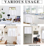RYB HOME Blackout Curtains for Kitchen, Over Sink Privacy Curtains Window Decor - Image 5
