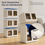 FLEXIMOUNTS 152 QT Stackable Storage Bins - Image 4