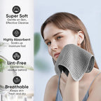 Microfiber Waffle Face Towels, 2 Pieces, Fast Drying, Lint Free - Image 4