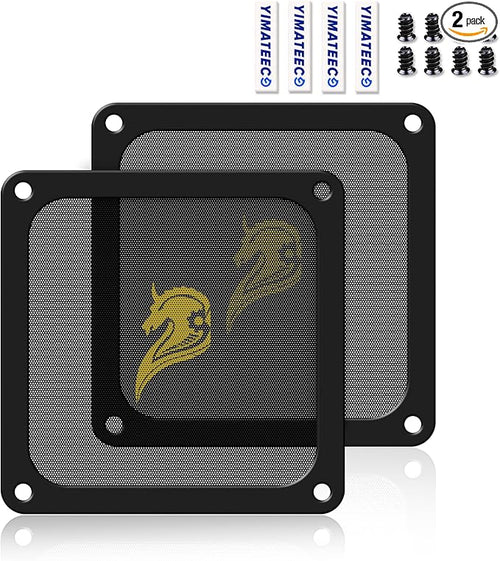 140mm Fan Filter PC Dust Filter Computer Fan Grills Dust Mesh Magnetic Frame PC by YIMATEECO