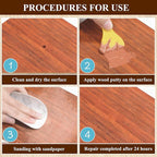 Walnut Wood Filler, Walnut Wood Putty, Paintable Stainable Wood Repair Putty - Image 4