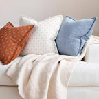 ZWJD Pillow Covers 18x18 Set of 2 Soft Polyester Textured Pillow Covers - Image 6