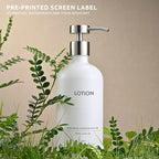 Glass Soap Dispenser Set by Janxin, Bathroom Soap Dispenser Set - Image 3
