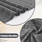 Homaxy Microfiber Kitchen Towels and Dishcloths Set, 12 Pack Soft and Absorbent - Image 2