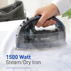Panasonic NI-WL700A Cordless Steam/Dry Iron, 1500W Wide Stainless Steel Plate - Image 2