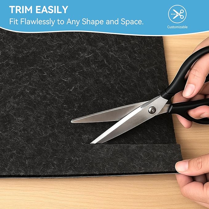 Warmstar 4x6 FT Non Slip Rug Pad, 100% Waterproof Felt Rug Pad - Image 6