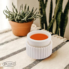 Ceramic Wax Melt Warmer with 1 pc Silicone Dish Candle Warmer - Image 6