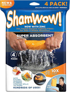 ShamWow Original Super Absorbent Multi-Purpose Cleaning Shammy Chamois Towel by Shamwow