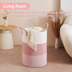 CLHMILY&Z 80L Laundry Basket Round Storage Rope Basket - Image 7