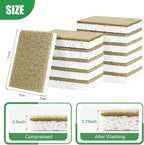 Natural Kitchen Sponges, 12 Pack Non-Scratch Sponge - Image 3