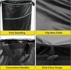 YUDI & GARDEN 45 Gallon Collapsible Garden Bag｜Collapsible Trash Can｜Camping - Image 6