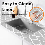 Drawer and Shelf Liner for Kitchen Cabinets Non-Adhesive, Non-Slip Cabinet - Image 3