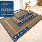 OLANLY Front Door Mat Indoor Outdoor Entrance, Waterproof All-Season, - Image 2