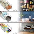 Sorbus Small Clear Storage Drawers – Acrylic Stackable Storage Bins - Image 5