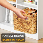 SpaceAid 4 Pack Wicker Basket, Storage Baskets - Image 6
