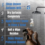Natural Stone and Grout Penetrating Shower Sealer. Marble, Granite Travertine - Image 7