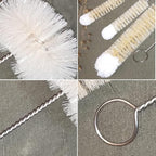Coralpearl Bottle Brushes Thin Long Handle X 4, Skinny Wire Cleaner Set in - Image 3
