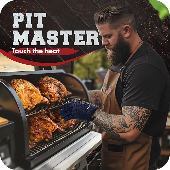 KITCHEN PERFECTION Silicone Smoker Oven Gloves - Image 3