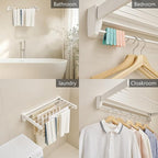 JOOM Laundry Drying Rack Collapsible, Wall Mounted Drying Rack, Clothes Drying - Image 5