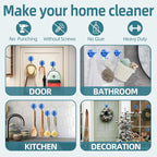 Antimbee Suction Hooks, 5 Pack Clear Hanger, Removable Small Suction Cups - Image 6