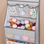 Univivi 6-Shelf Over Door Hanging Organizer Fabric Baby Door Storage - Image 4