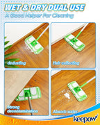 Keepow 6 Pack Reusable Mop Pads Refills Compatible - Image 4