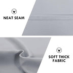 DWCN Silver Grey Blackout Curtains - Image 5