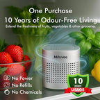 Premium Refrigerator Deodorizer, 10-Year Reusable Odor Eliminator - Image 3