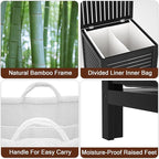 Homykic Bamboo Laundry Hamper - Image 6