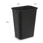Amazon Basics Trash Can, Rectangular Commercial Office Wastebasket, 10 Gallon - Image 6