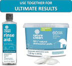 Nature Clean Natural Dishwasher Rinse Aid Liquid, Plant-Based Dishwasher Drying - Image 5