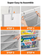 JARLINK 2 Pack Toy Stuffed Animal Storage, Over The Door Organizer W/Clear View - Image 9