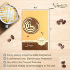 Floral Simplicity Caramel Latte Scented Sachets Pack of 6, Fall & Winter - Image 3