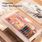 A-LuGei 【28PCS】 Drawer Organizer, Bathroom Organizers and Storage, Makeup - Image 4