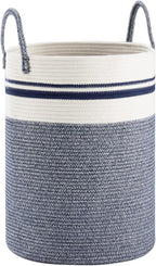 Woven Rope Laundry Hamper Basket by YOUDENOVA, 58L Tall Luandry Basket - Image 4