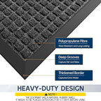 Indoor Outdoor Front Door Mats, Garage Entrance, Stain and Fade Resistant - Image 5