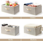 Storage Baskets, 15.7-Inch Woven Fabric Bins, Storage Cubes - Image 4
