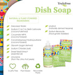 Truly Free Natural Concentrated Dish Detergent Dishwashing Liquid | Plant-Based - Image 6