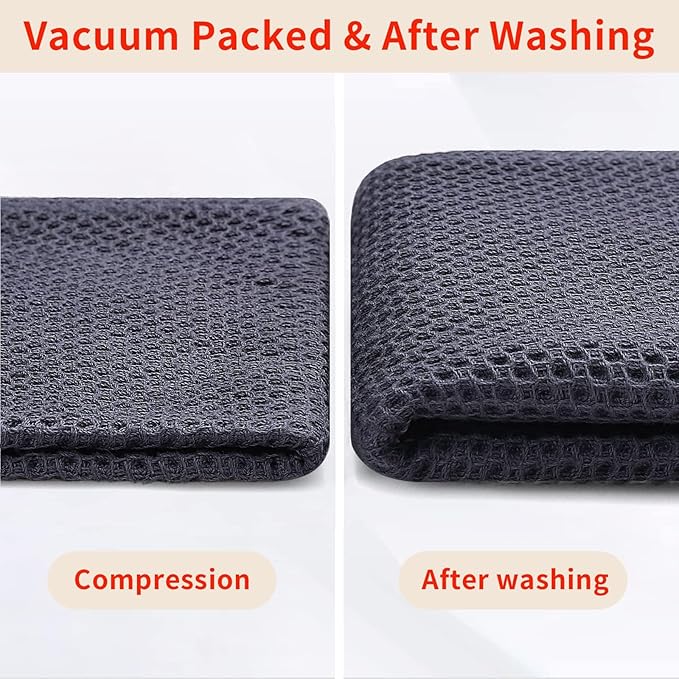 Homaxy 100% Cotton Waffle Weave Kitchen Dish Cloths, Ultra Soft Absorbent Quick - Image 7