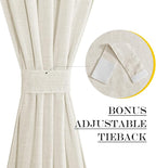 NICETOWN Linen Sidelight Curtains - Image 6