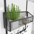 Over The Door Hooks Organizer, Coat Rack Over The Door Storage Hanger Towel Rack - Image 7