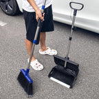 Kefanta Outdoor Heavy Duty 2 Brooms and Dustpan Set - Image 2